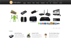 Desktop Screenshot of hindotech.com