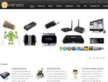 Tablet Screenshot of hindotech.com
